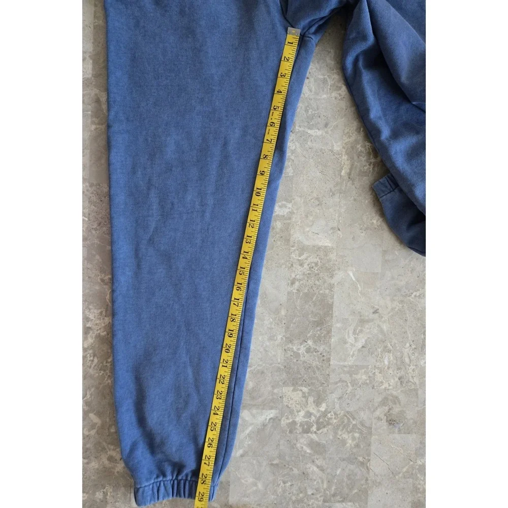 Polo Ralph Lauren Classic Joggers Drawstring 100% Cotton Sweatpants Blue Mens L